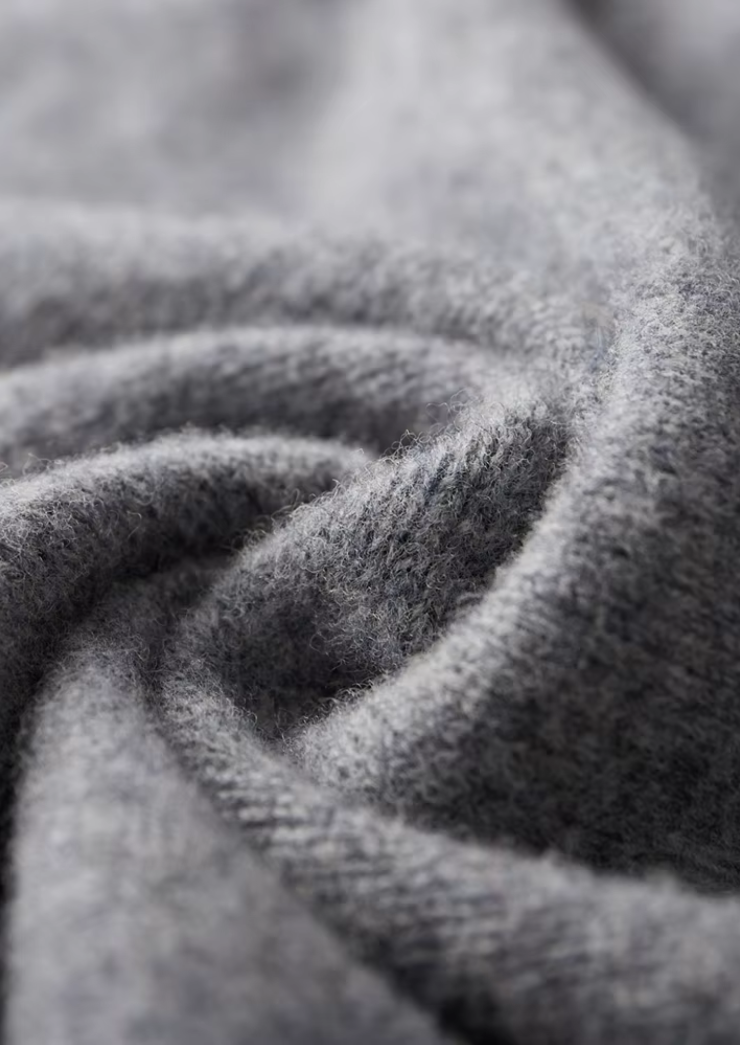 Cardigan Bicolore zippé en Laine Mérinos