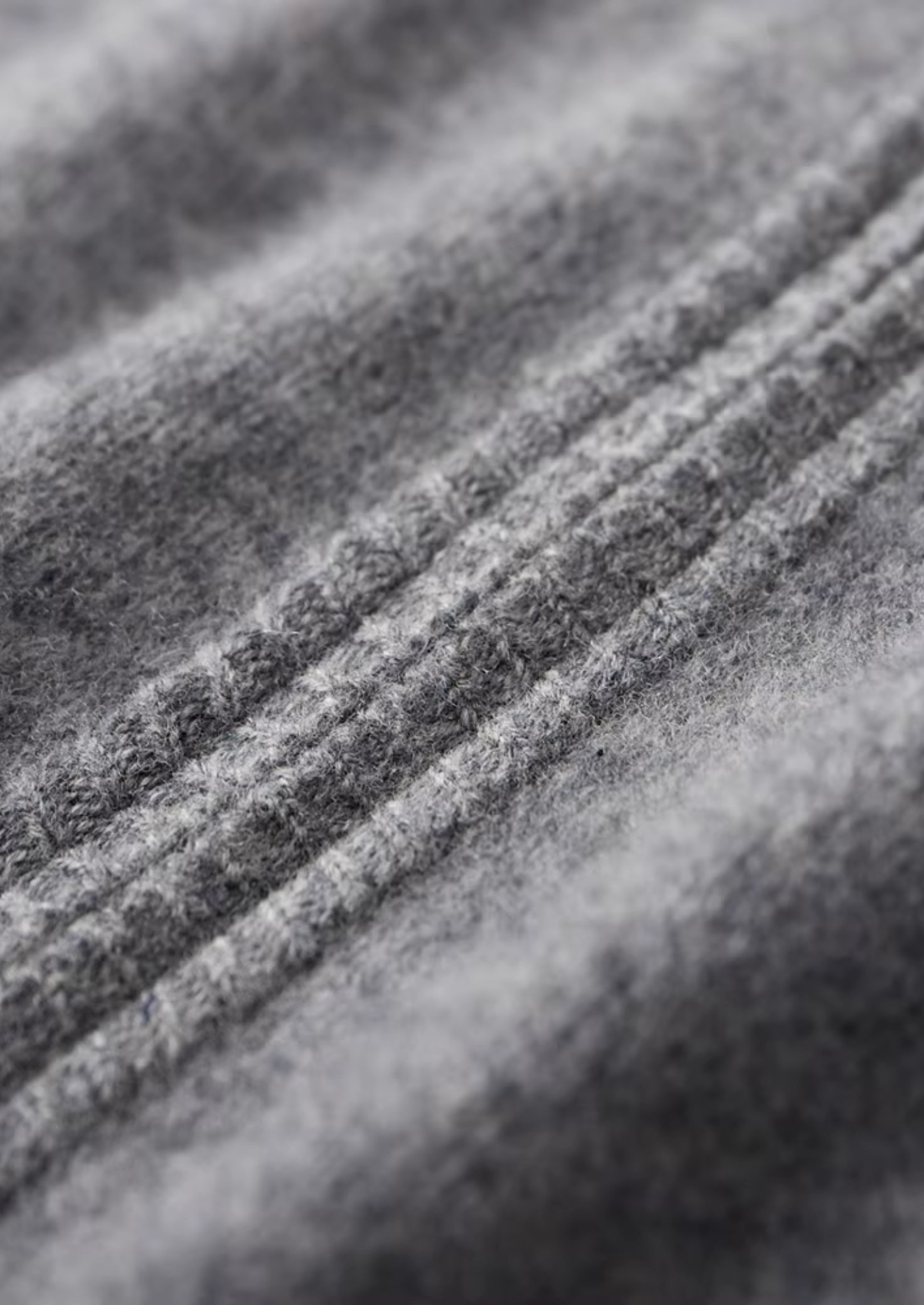 Cardigan Bicolore zippé en Laine Mérinos