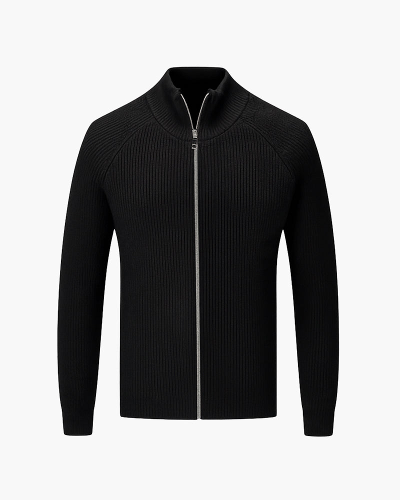 Gilet en Laine à Fermeture Éclair Intégrale AMALFI