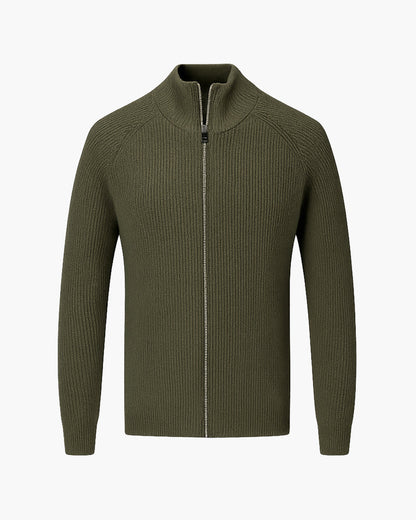 Gilet en Laine à Fermeture Éclair Intégrale AMALFI