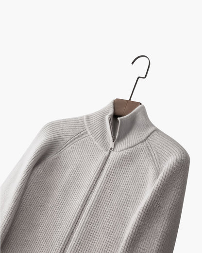 Gilet en Laine à Fermeture Éclair Intégrale AMALFI